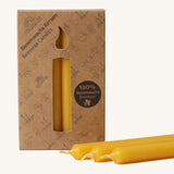 Grimm's Amber 100% Beeswax Candles - 12