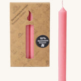 Grimm's Old Rose 10% Beeswax Candles - 12