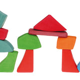 Grimm's 15 Rainbow Coloured Blocks