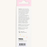 The back of the make up pencil box showing the ingredients.