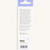 The back of the glitter make up pencil box showing the ingredients.