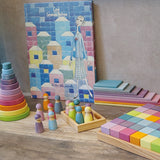 Grimm's Pastel 36 Cubes
