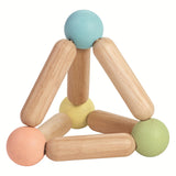 PlanToys Pastel Triangle Clutching Toy