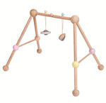 The PlanToys Pastel Play Gym on a plain background.
