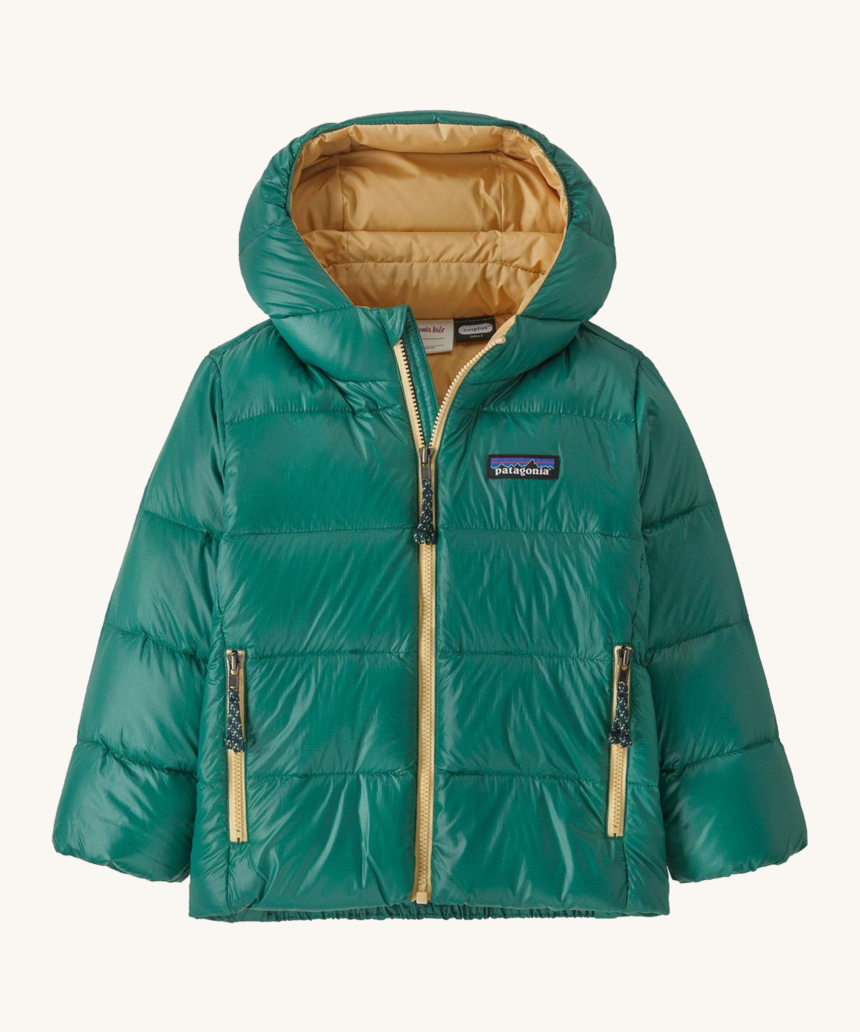 Patagonia Baby Hi-Loft Down Sweater Hoody Conifer Green – Babipur