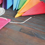 Grimm's Rainbow Pennant Banner Bunting