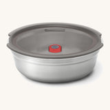 A small 650ml Black + Blum microwave safe leakproof stainless steel bowl available at Babipur