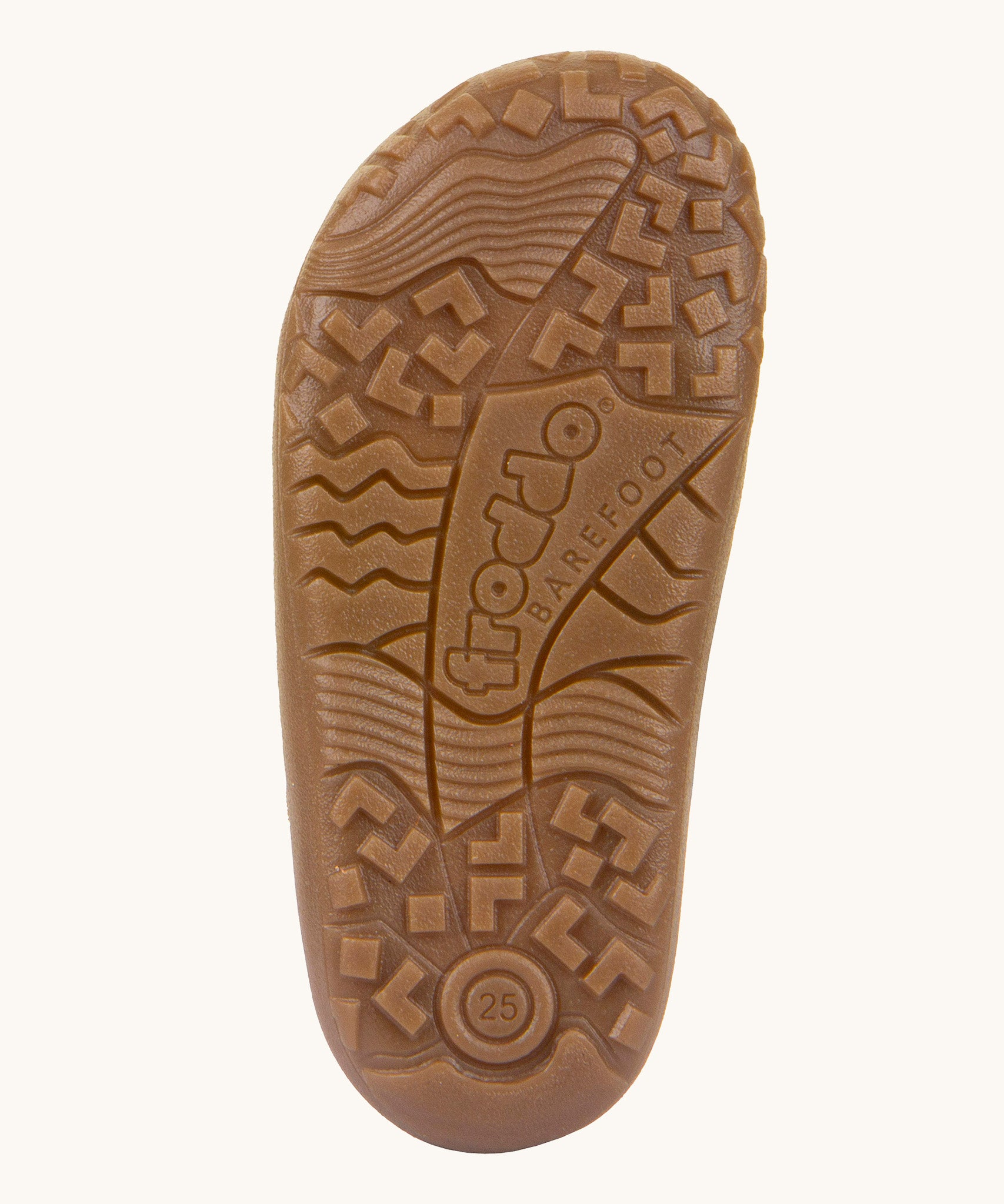 Sole print of the Froddo barefoot TEX children's shoes.