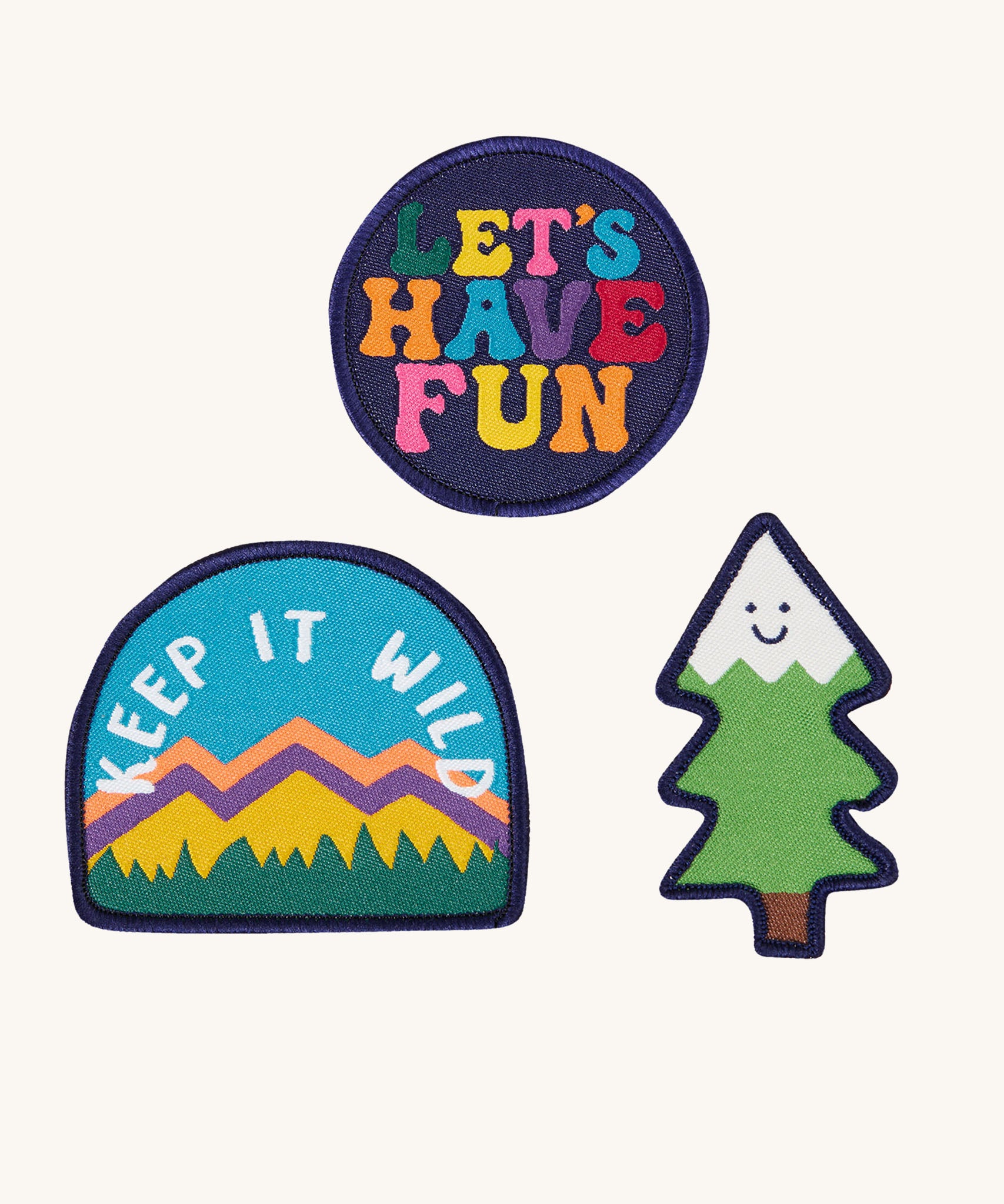 Frugi kids keep it wild patches available at Babipur. A pack of 3 GOTS organic cotton patches that can be put on clothing.