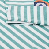 Frugi striped long sleeve top tractor cuff detail