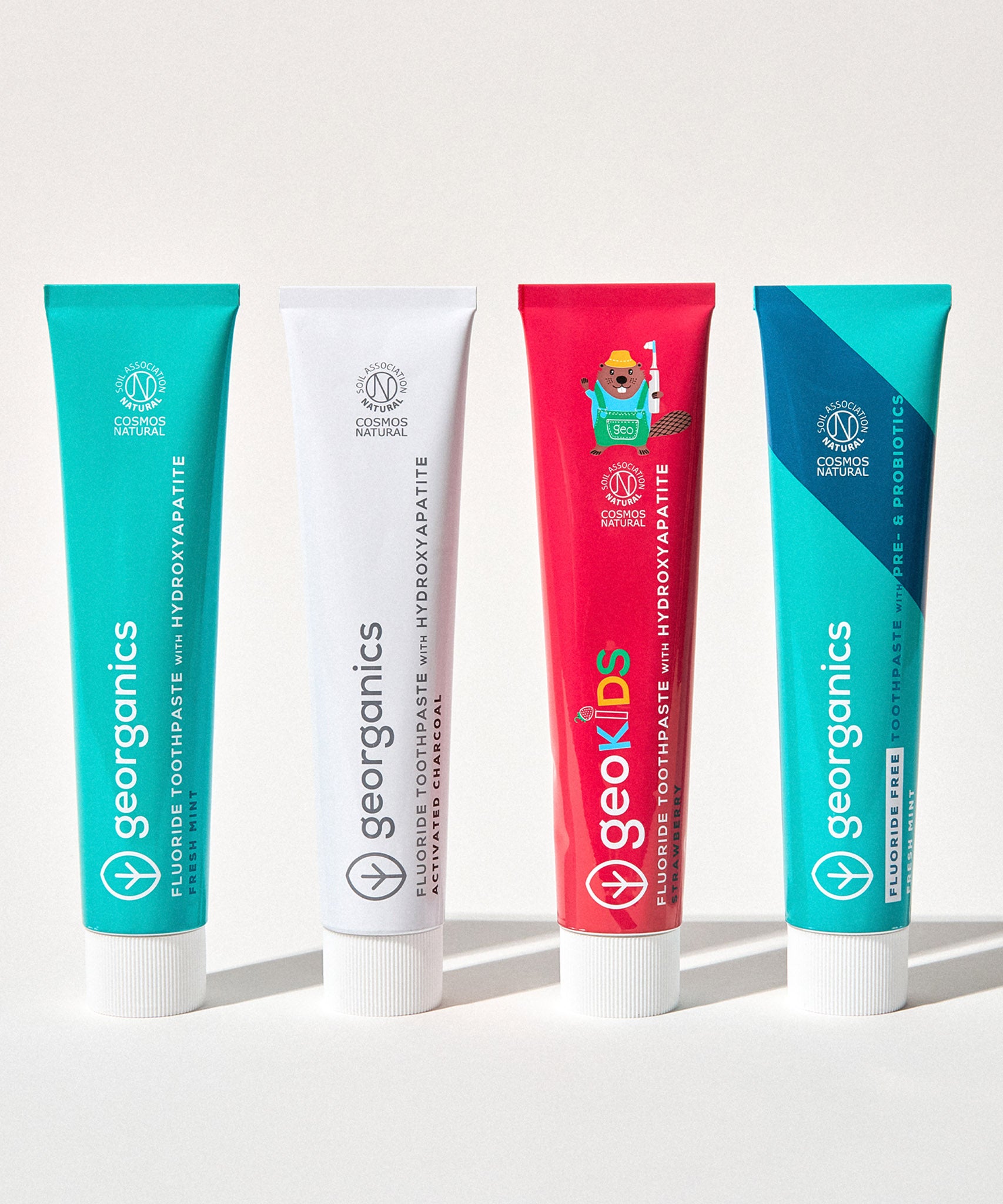 A group of Georganics toothpastes available at Babipur.