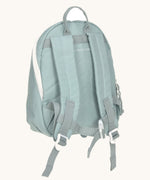 The back of the Lassig kids tiny backpack in penguin showing the padded shoulder straps detail