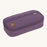 Lassig kids spacy school pencil case in purple available at Babipur. Features elastic loops on the front and a zip fastener.