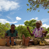 Congolese Refugees creating beautiful handmade, woven baskets