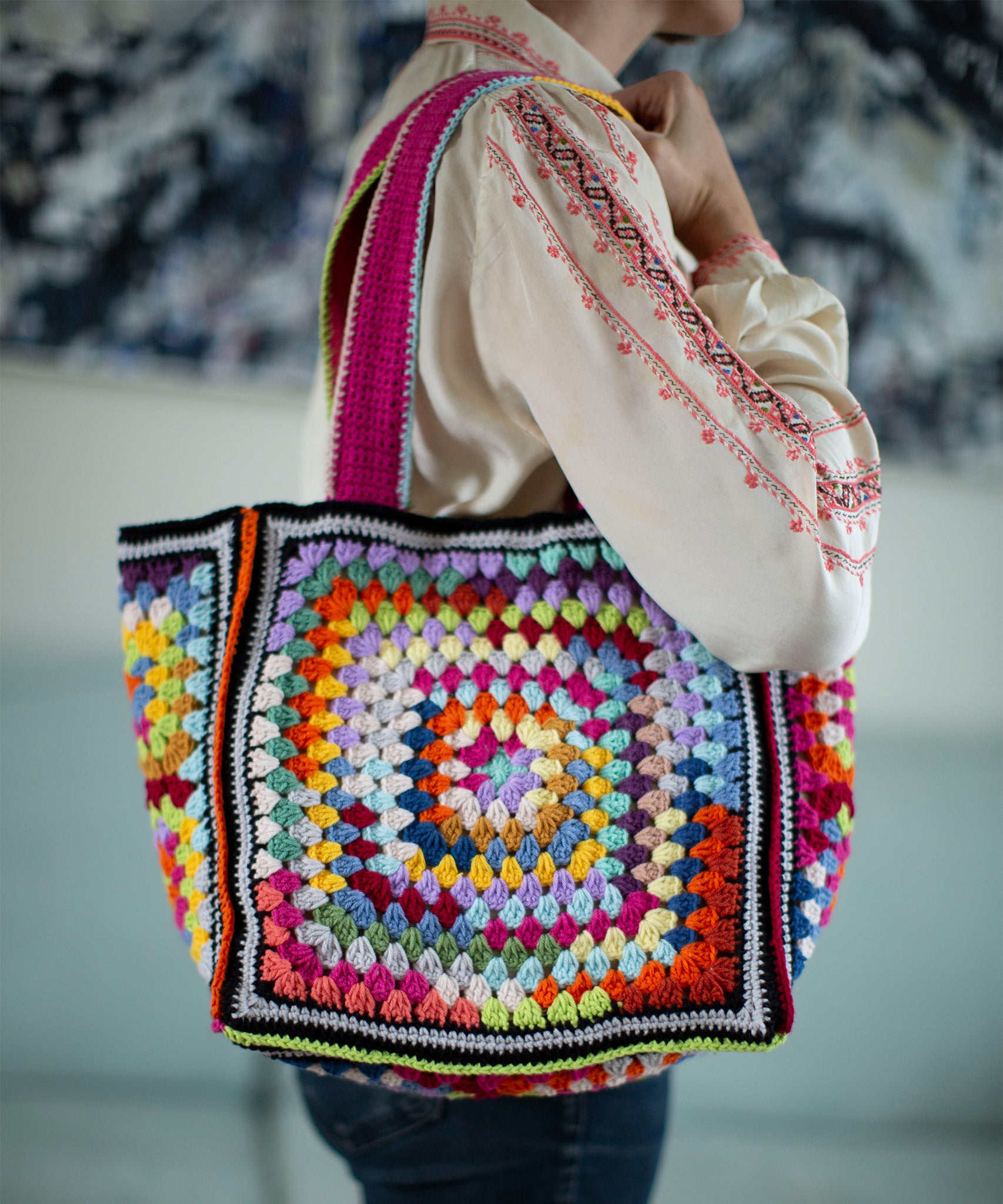 MADE51 Jedda Refugee Made Crochet Tote Bag – Babipur