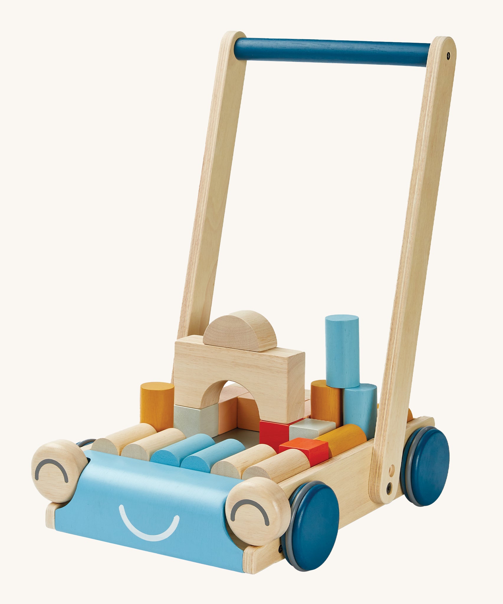 PlanToys Wooden Push-Along Baby Walker Orchard – Babipur