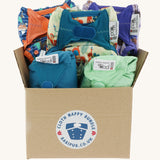 reusable nappy super save bundle, 5 nappies in a box