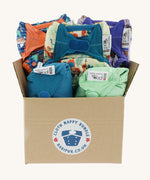 reusable nappy super save bundle, 5 nappies in a box