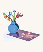 Studio Roof Dutch Masters inspired bouquet 3D pop out card decoration available at Babipur. Features a matching greetings card