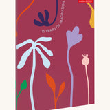 The pastel coloured cardboard packaging presenting the Studio Roof cardboard bouquet giant set available at Babipur.