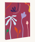 The pastel coloured cardboard packaging presenting the Studio Roof cardboard bouquet giant set available at Babipur.