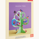 The cardboard packaging for the Studio roof singing tree from the capsule collection available at Babipur.