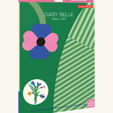 The bright and retro style cardboard packing for the daisy belle wall decoration available at Babipur