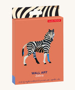 Studio Roof Zebra - 3D Cardboard Model in its vibrant packaging.