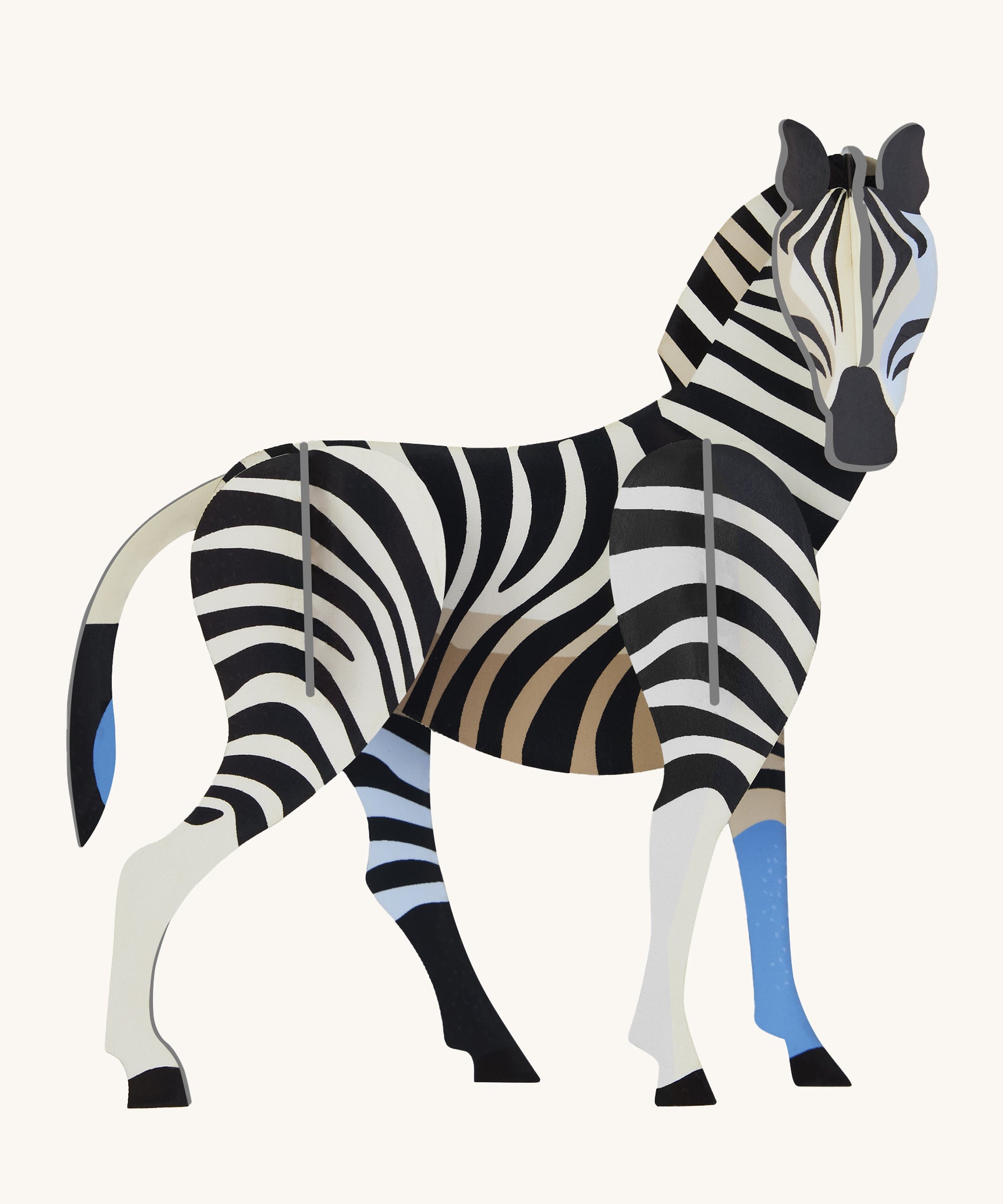 Studio Roof Zebra - 3D Cardboard Model