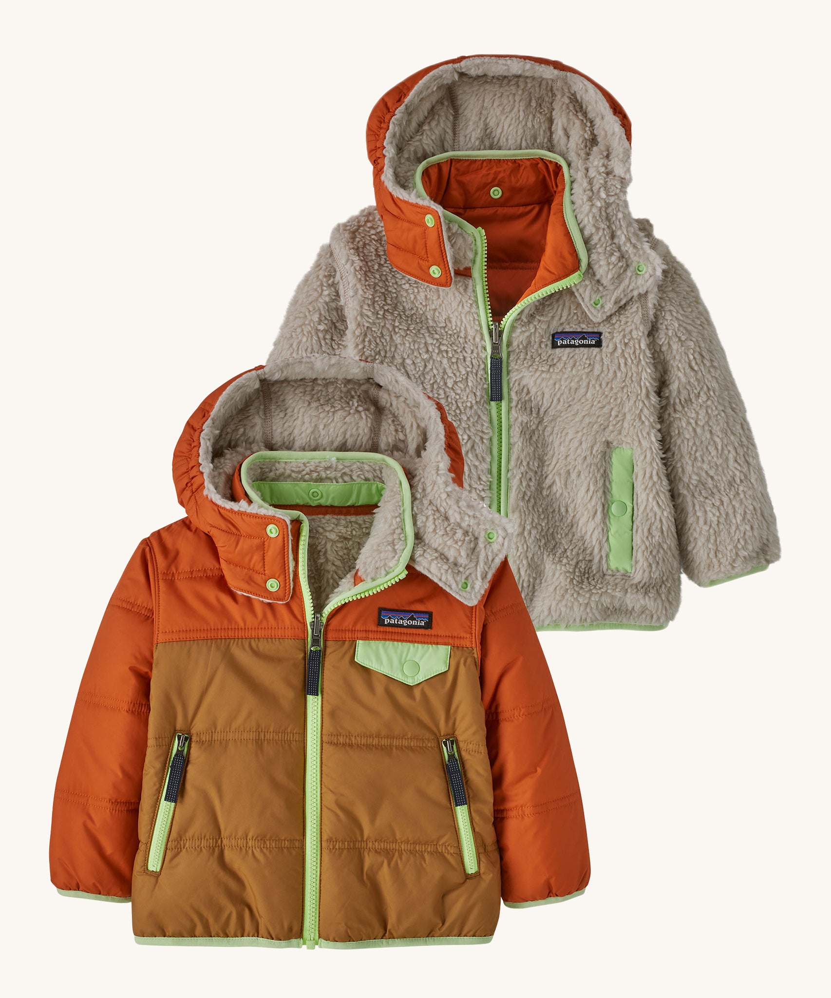 Patagonia Baby Reversible Tribbles Hoody Nest Brown – Babipur
