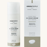 Green People Scent Free 24 Hour Cream pictured on a plain background