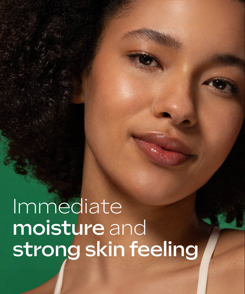 A graphic showing the benefits of using the Weleda skin food super serum available at Babipur.