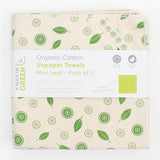 A Slice Of Green Unpaper Towels - Mint Leaf