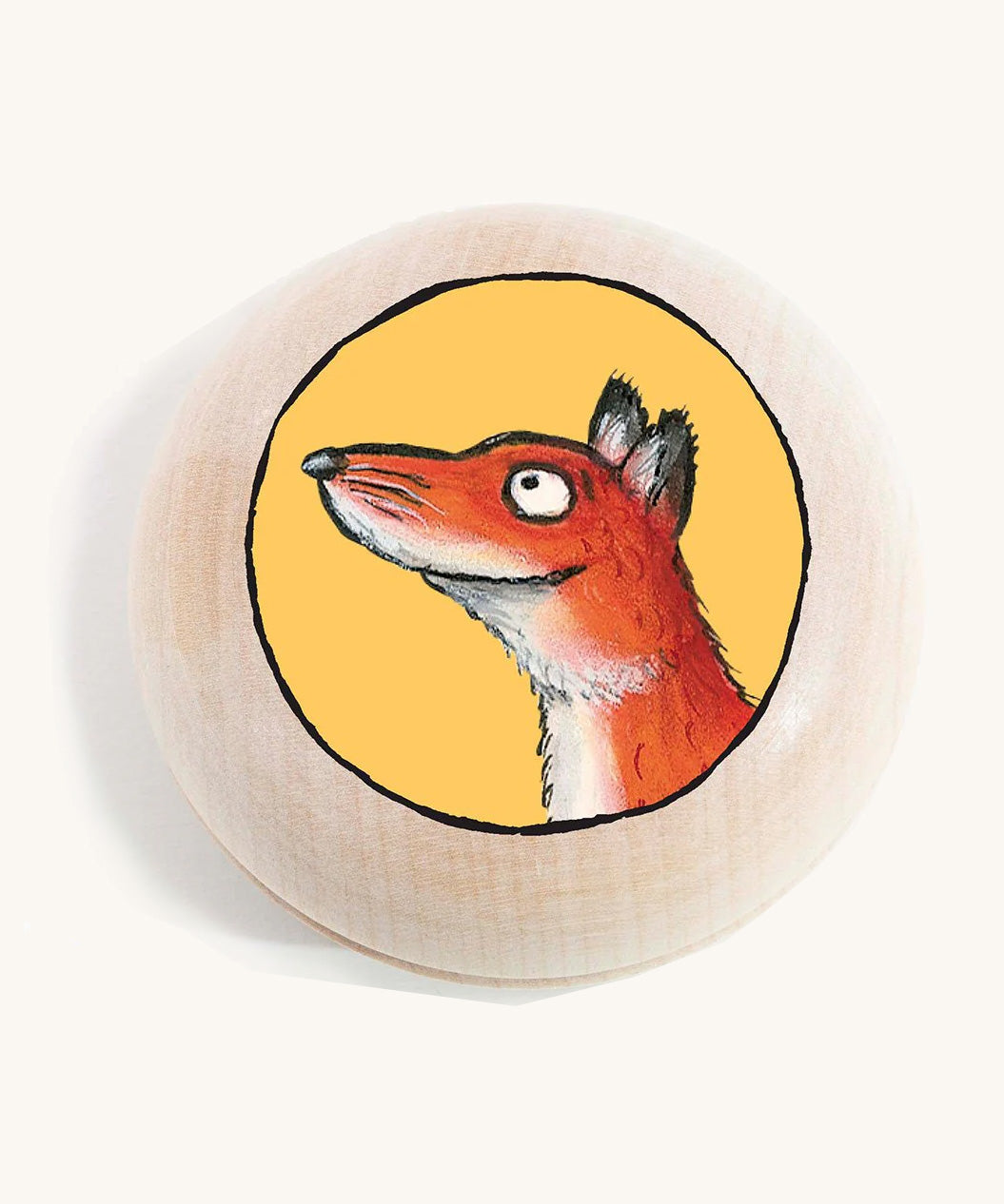 Bajo wooden fox gruffalo character magnet available at Babipur