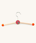a bajo gruffalo snake childrens hanger on a cream background