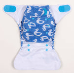 Stretch nappy placed in a Bamboozle cover