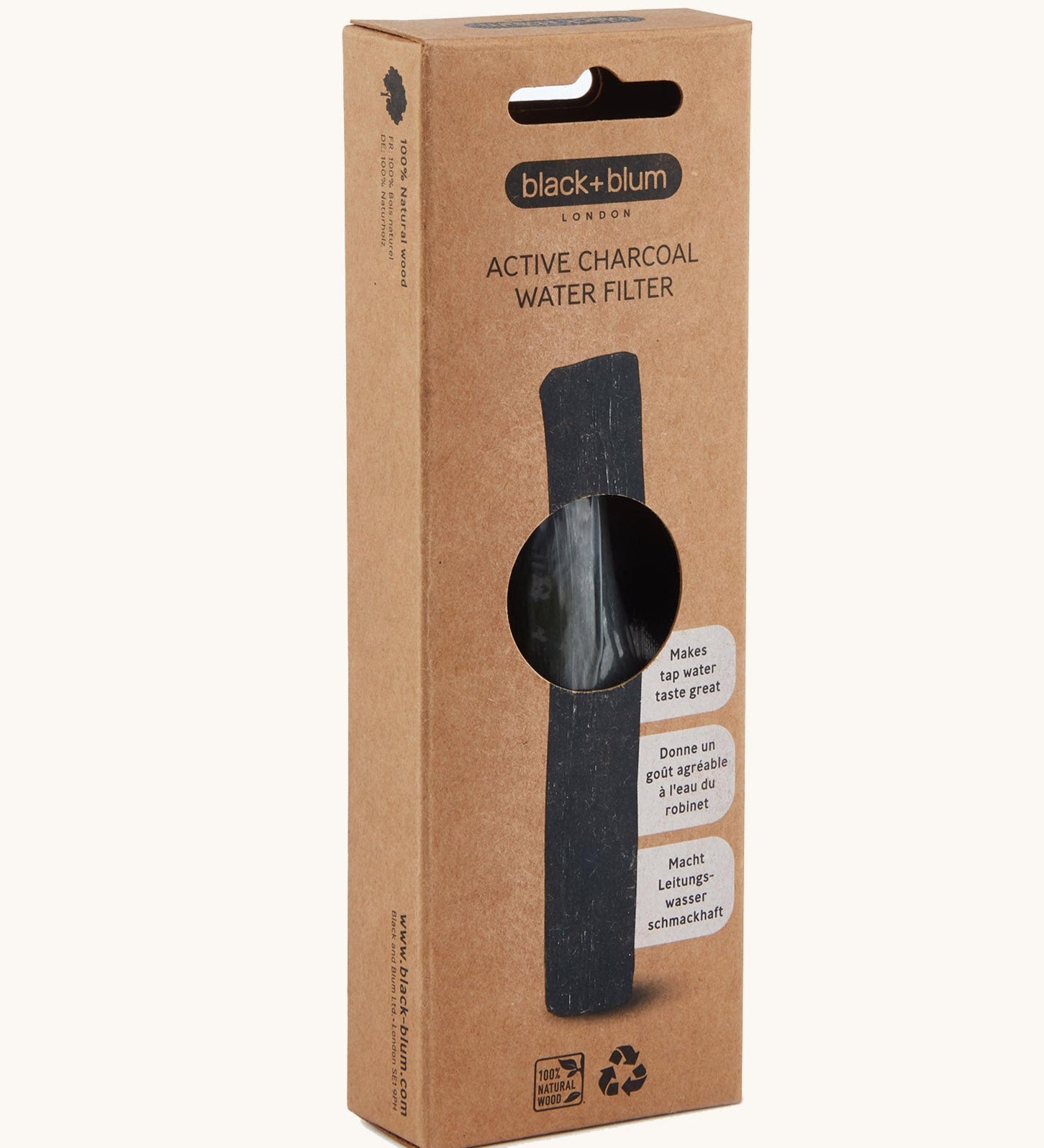 Black + Blum active charcoal water filer available at Babipur.