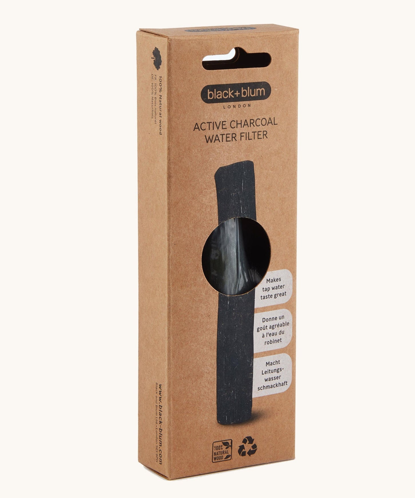 Black + Blum active charcoal water filer available at Babipur.