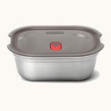 Black + Blum 1200ml stainless steel microwave safe leakproof lunchbox available at Babipur.