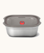 Black + Blum 1200ml stainless steel microwave safe leakproof lunchbox available at Babipur.