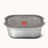 Black + Blum 600ml stainless steel microwave safe leakproof lunchbox available at Babipur.
