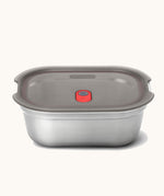 Black + Blum 600ml stainless steel microwave safe leakproof lunchbox available at Babipur.