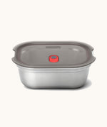 Black + Blum 900ml stainless steel microwave safe leakproof lunchbox available at Babipur.
