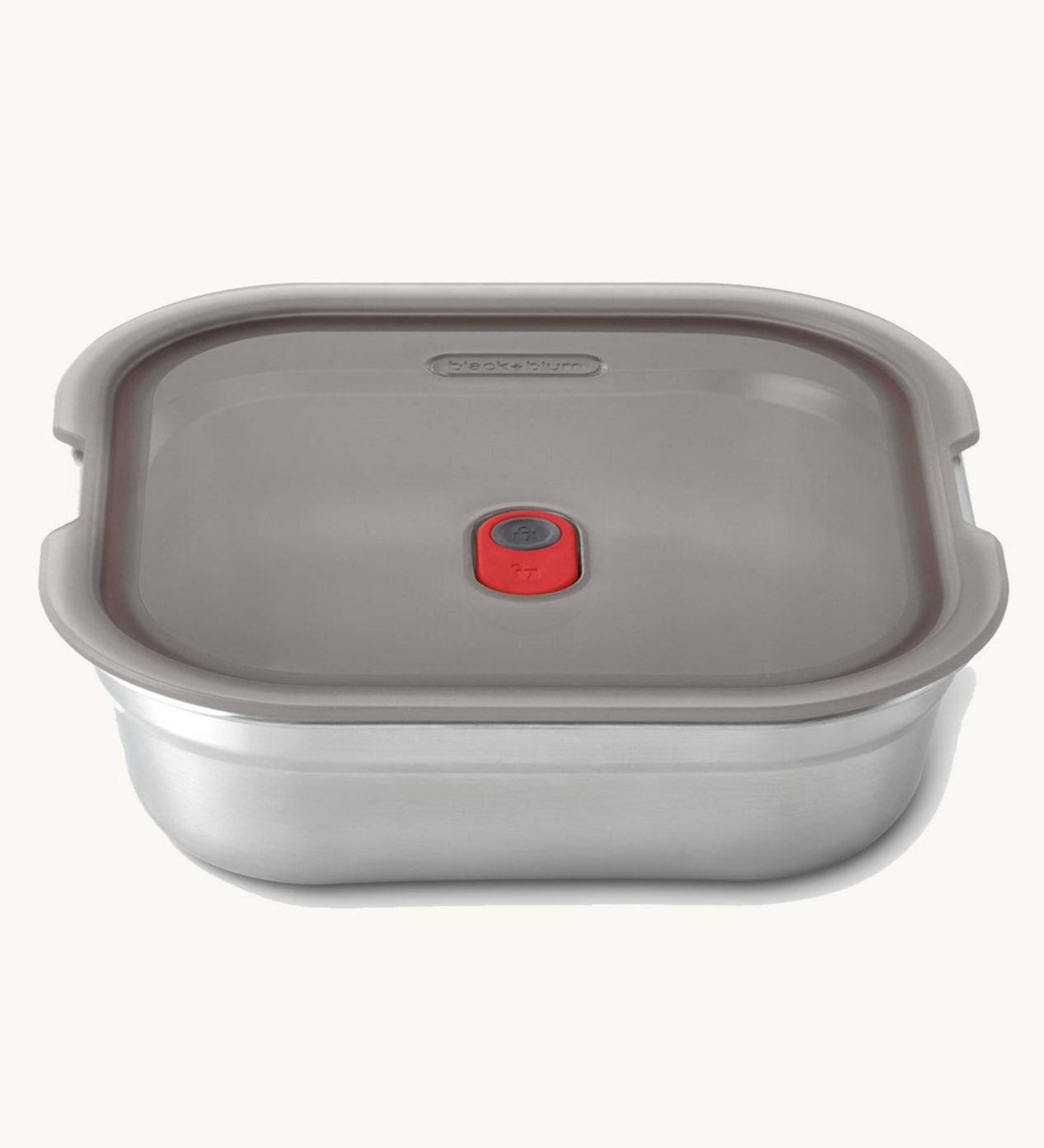 Black + Blum square stainless steel leakproof microwave safe lunchbox available at Babipur.