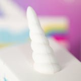 A closer look at the face of the The Candyvan Unicorn 2.0 Van