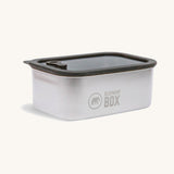 The Elephant Box Small Prep & Store food storage container, with a grey silicone lid.