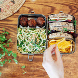 Elephant Box Single Tier Two In One Lunchbox 800ml / 200ml