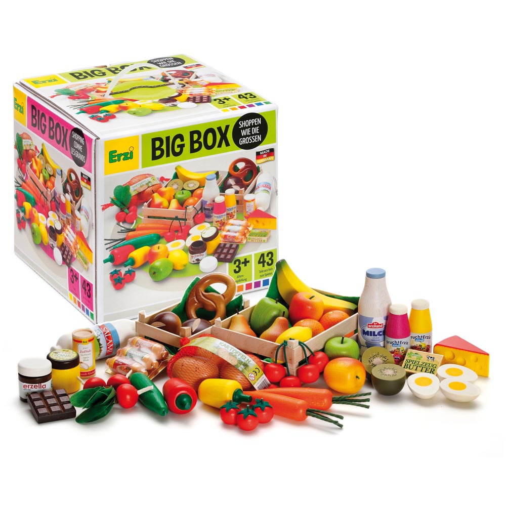 Erzi Big Shop Assortment Box Wooden Play Food Set – Babipur
