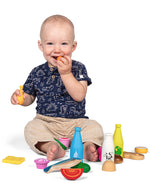 colourful play foods