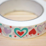 Babipur Eco Paper Tape - Love Heart
